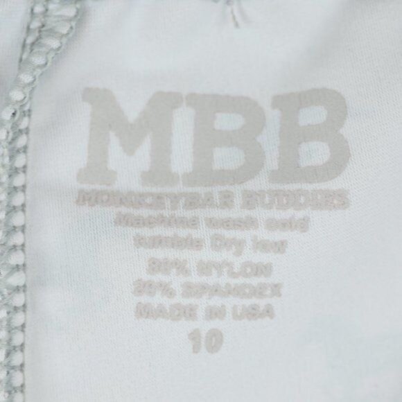 Monkeybar Buddies Derby Days Girls Size 10 Gray Black Horse Gymnastics Shorts - Picture 6 of 6